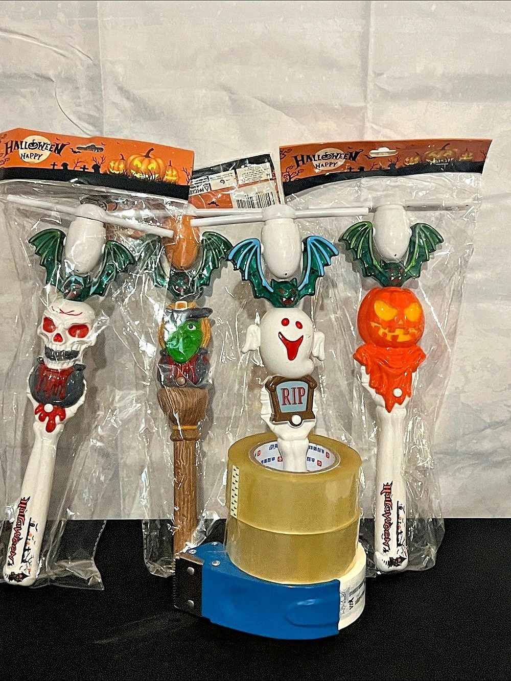 Get ready for spooky season with this complete set of 4 Halloween Light-Up LED S